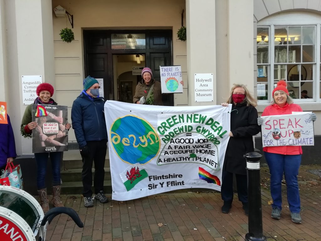Transition Holywell at the Global Day of Climate Action
